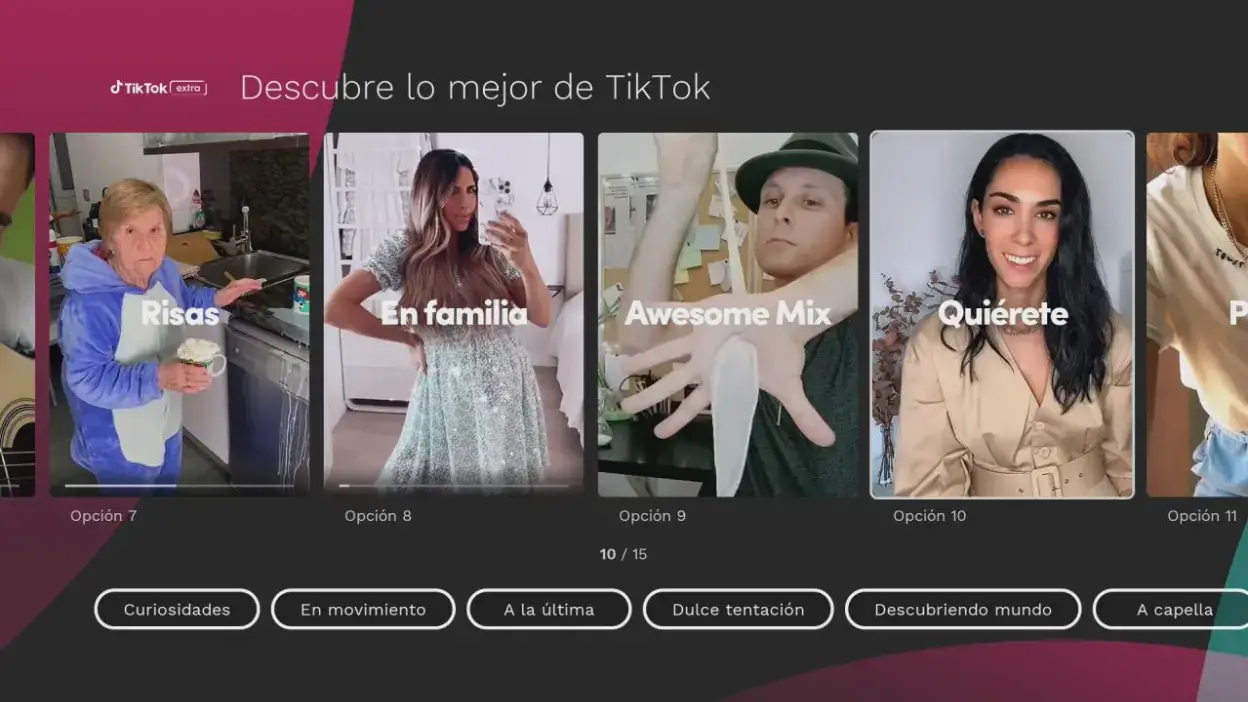 TikTok en Movistar