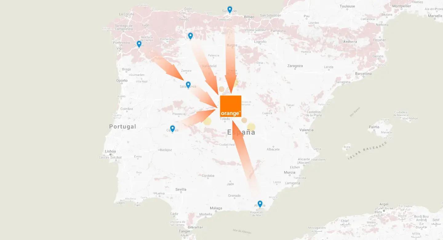 Centros de datos de Orange