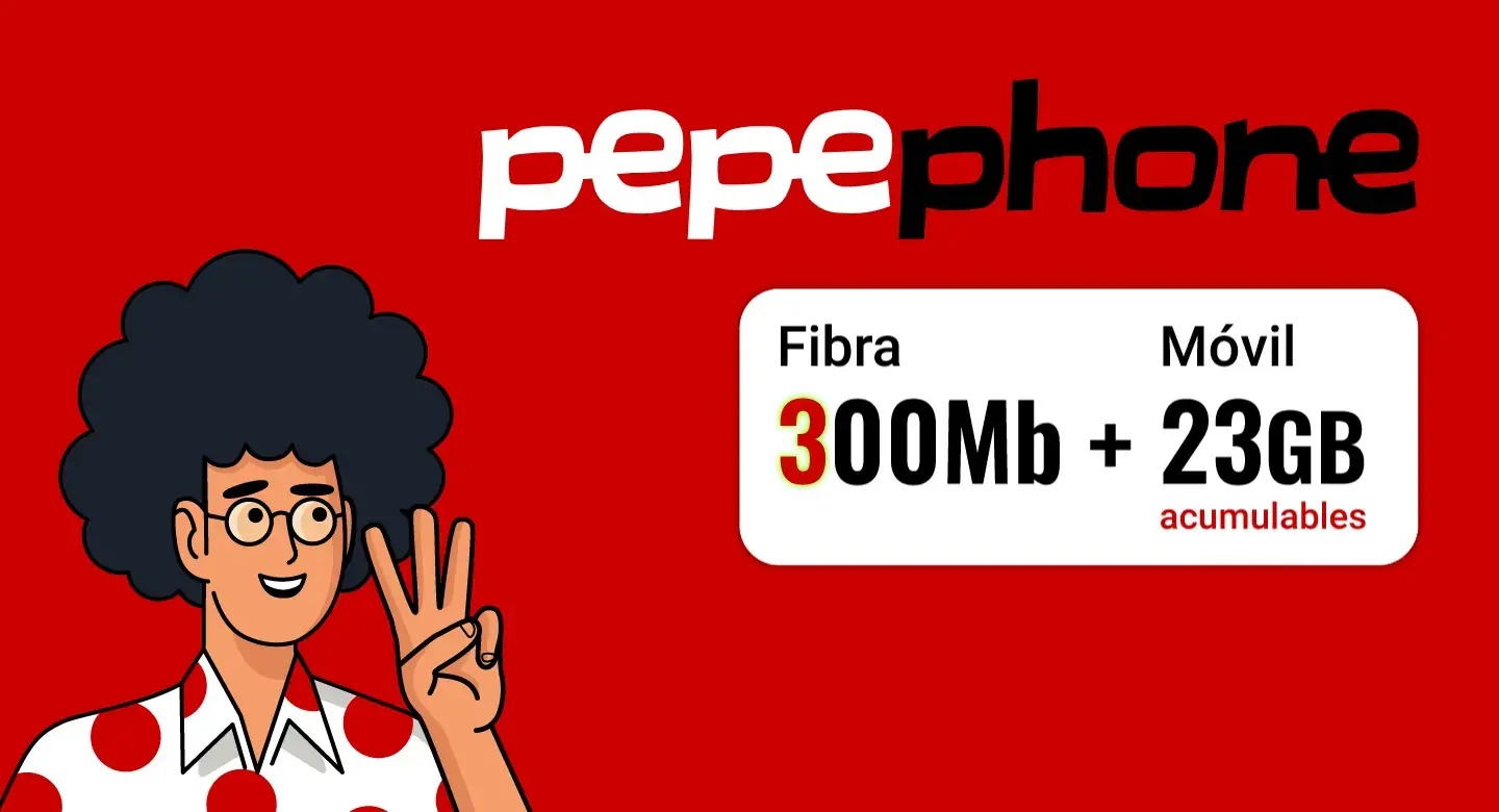 Pepephone sube velocidad fibra