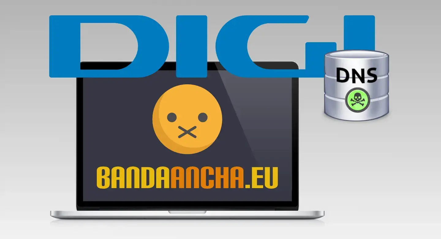 Digi bloqueo DNS bandaancha.eu