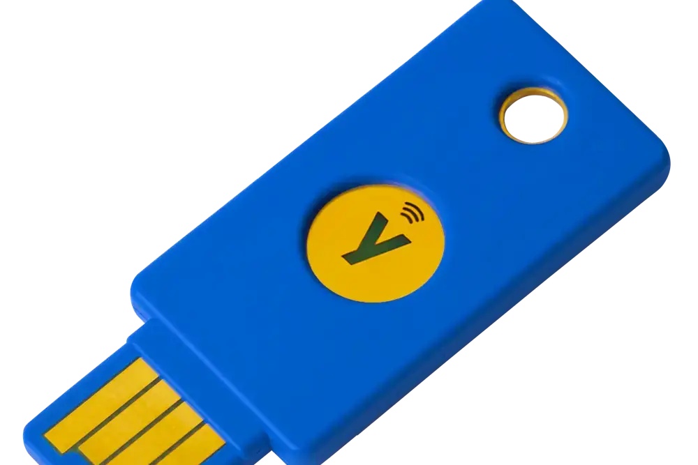 Imagen de una YubiKey 5