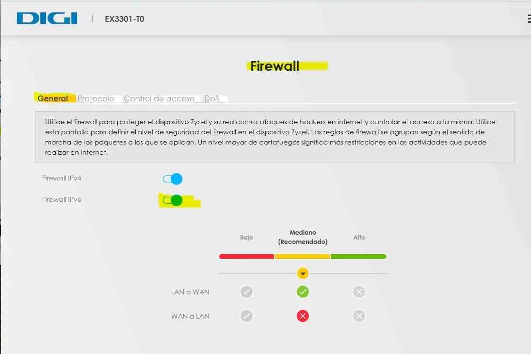 Router firewall