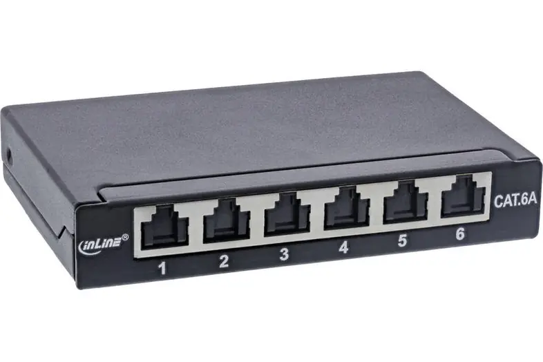 inline-patch-panel-cat6a-05u-6-port-for-tablewallrail-with-dust-projoection-negro