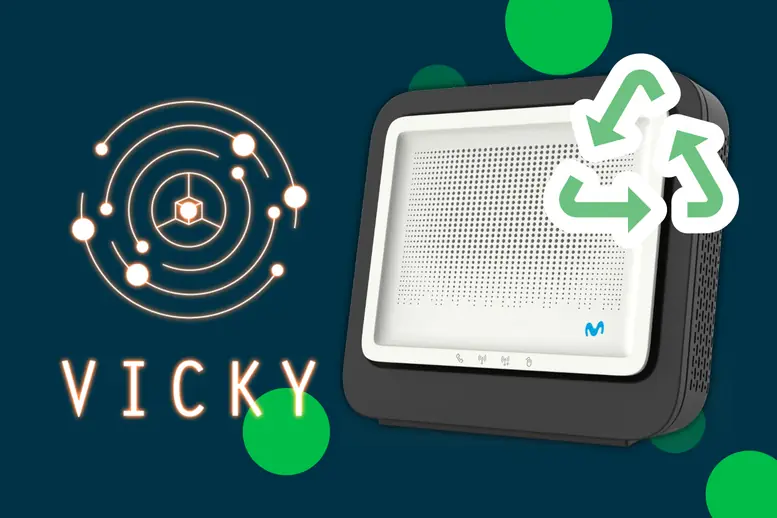 telefonica vicky recicla router