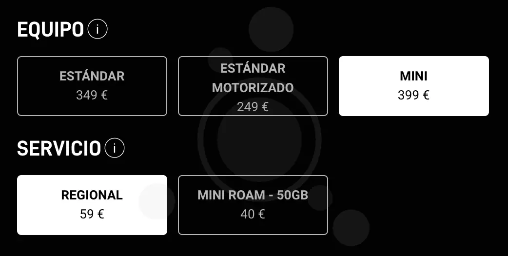 Contratando Starlink Mini