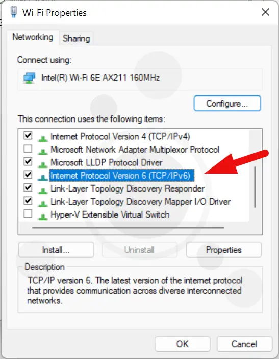 IPv6 Windows