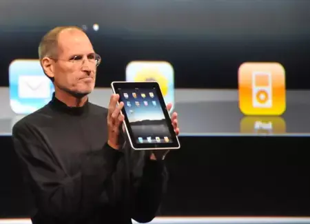 Steve Jobs con el iPad