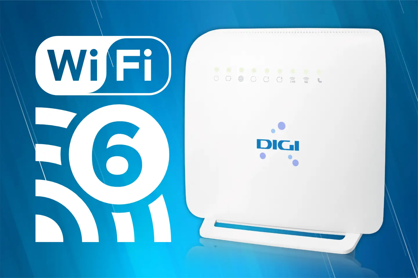 Router fibra Digi WiFi 6 Zyxel EX3501