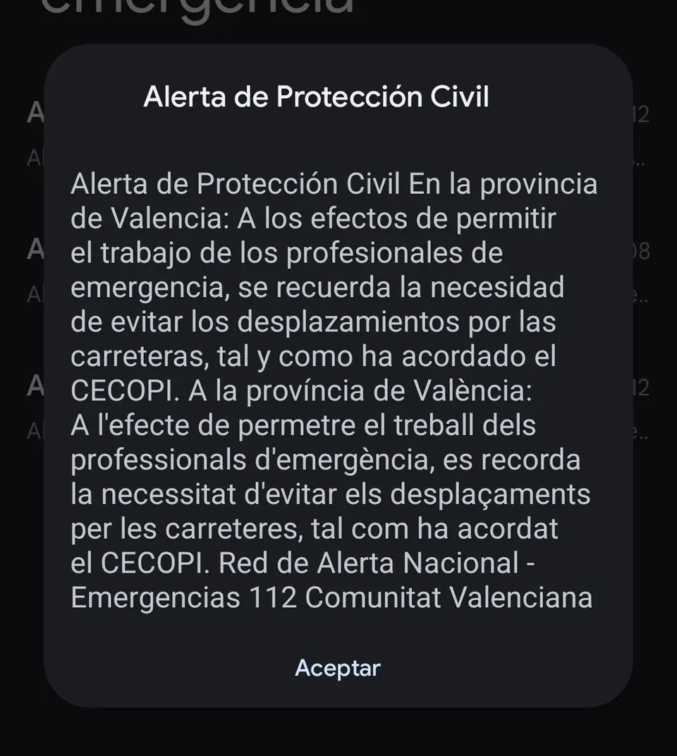 Alerta Protección Civil