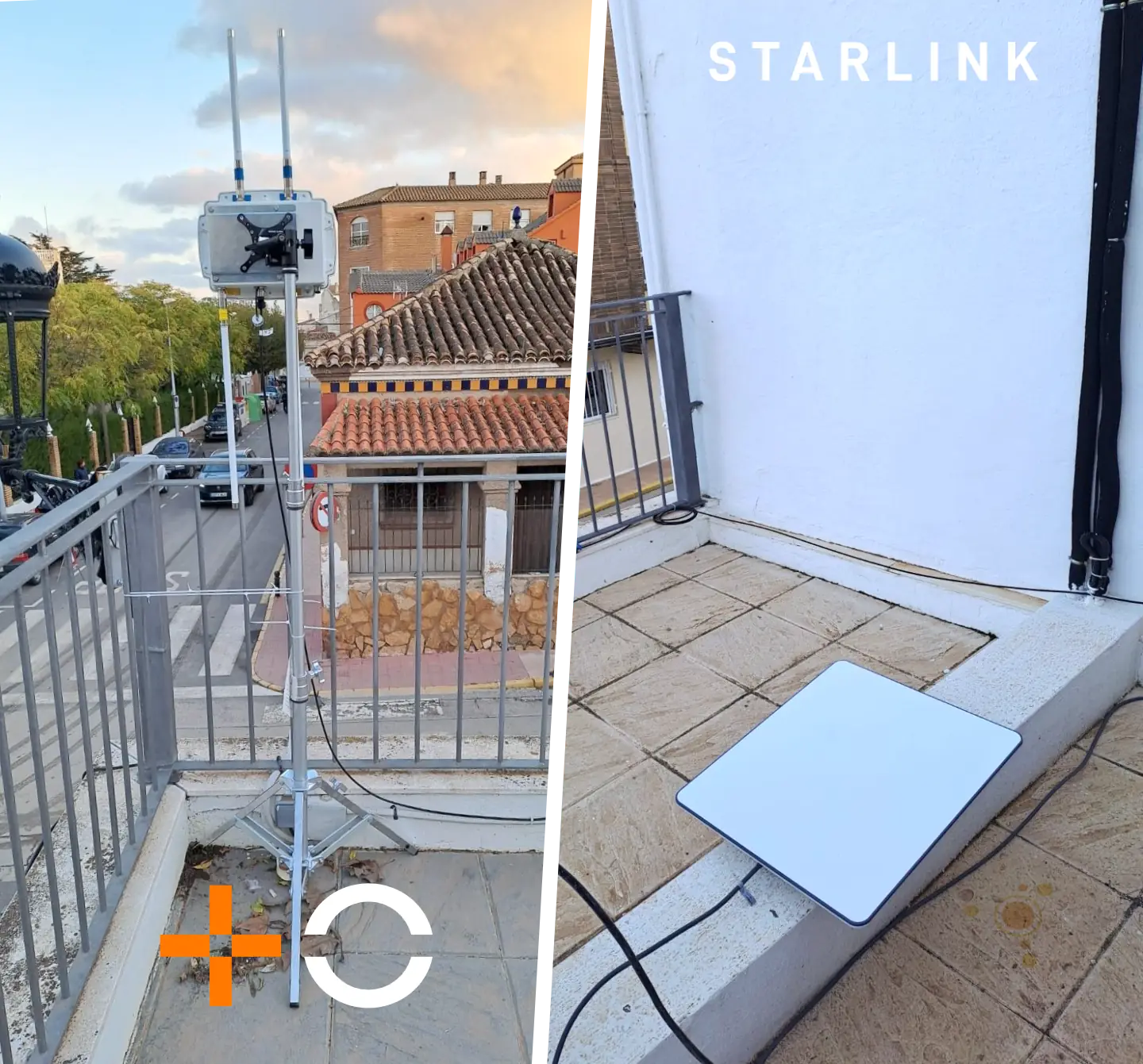 Punto acceso wifi MásOrange Starlink