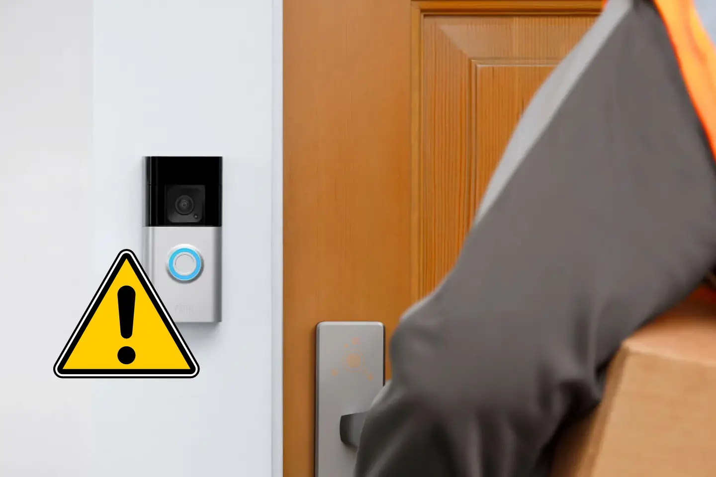 Ring Video Doorbell interfono warning