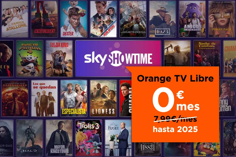 orange tv libre skyshowtime