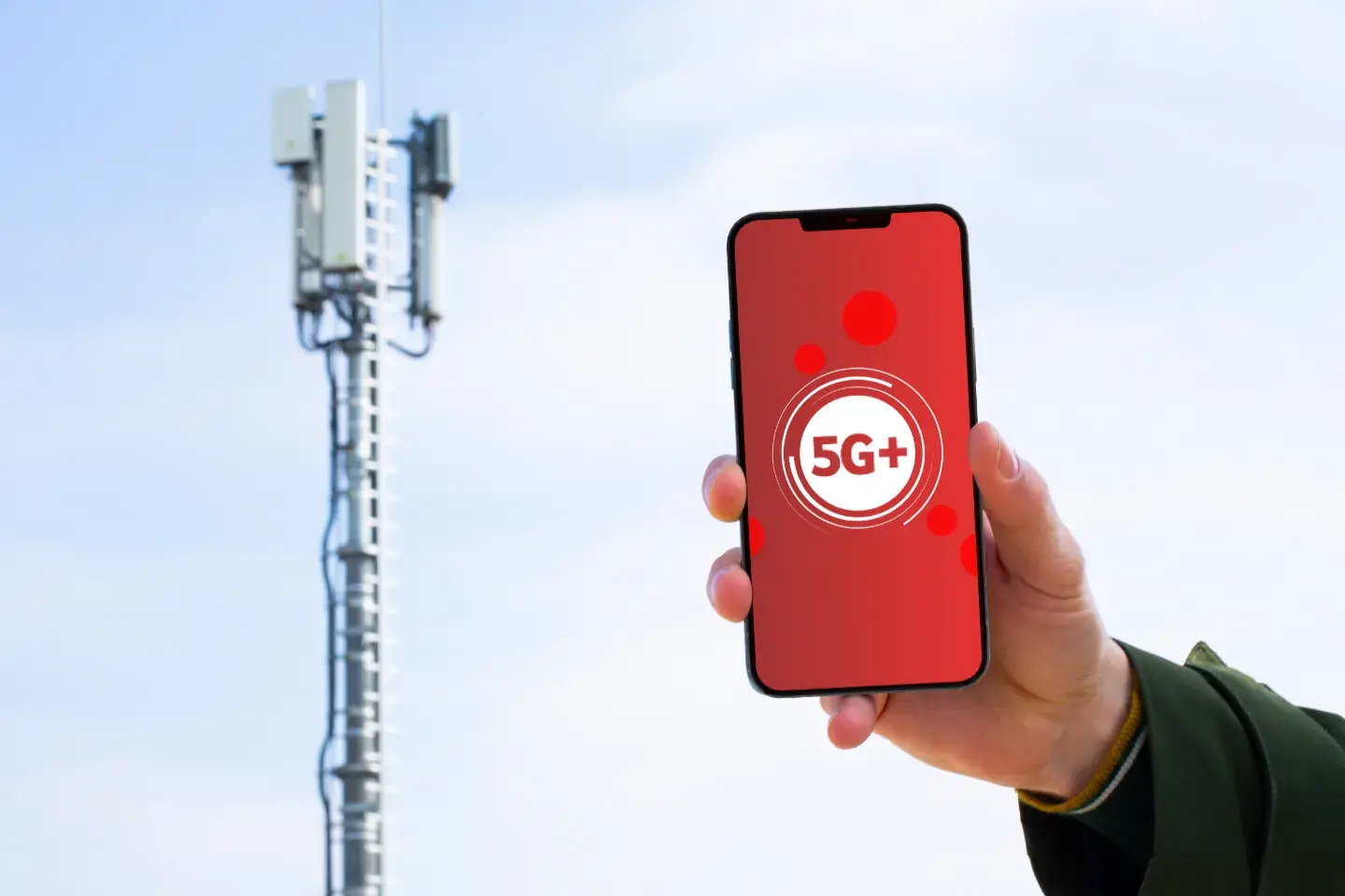 Vodafone antena móvil 5G+