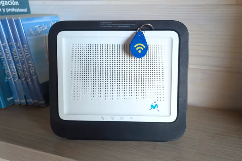 router etiqueta nfc