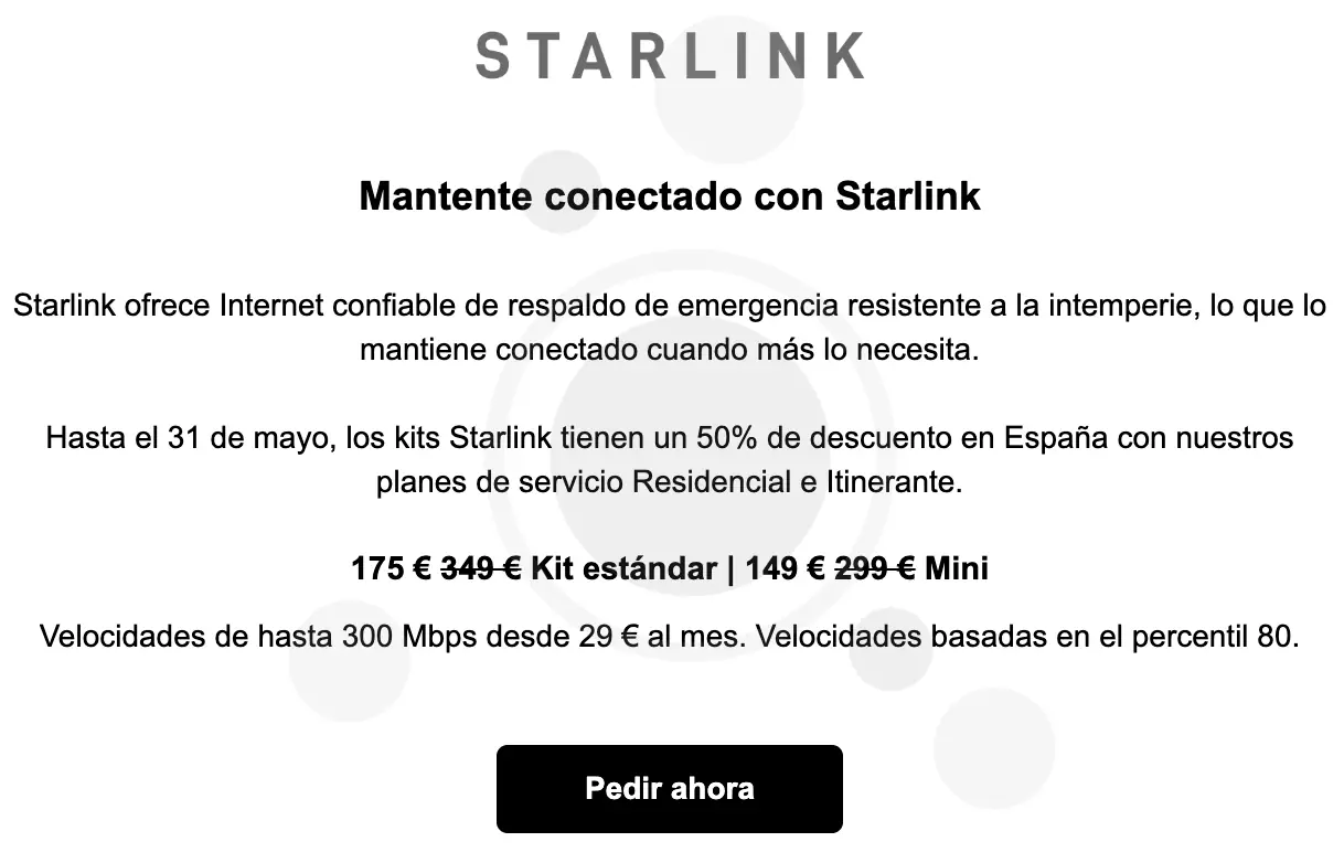 Email Starlink