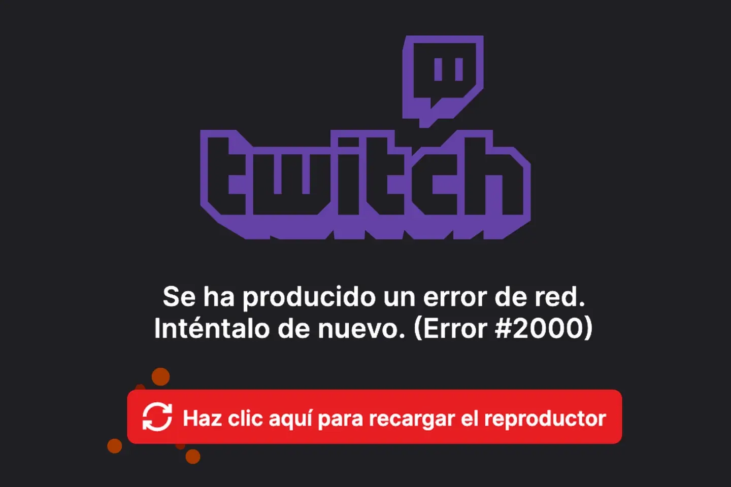 Error Twitch