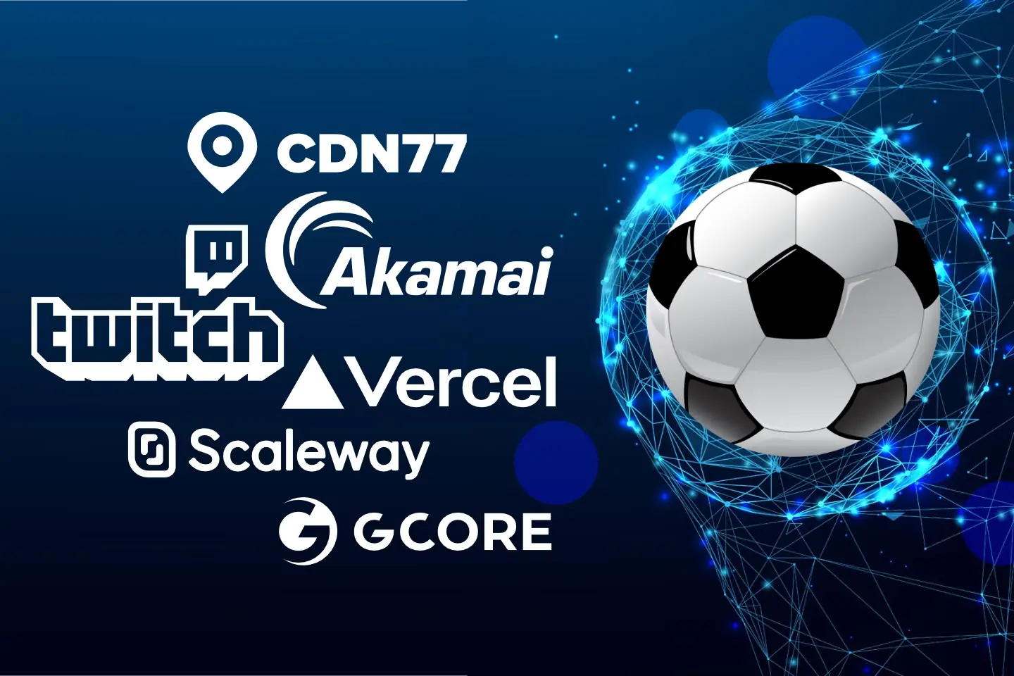 CDN77 Akamai Twitch Vercel Scaleway Gcore