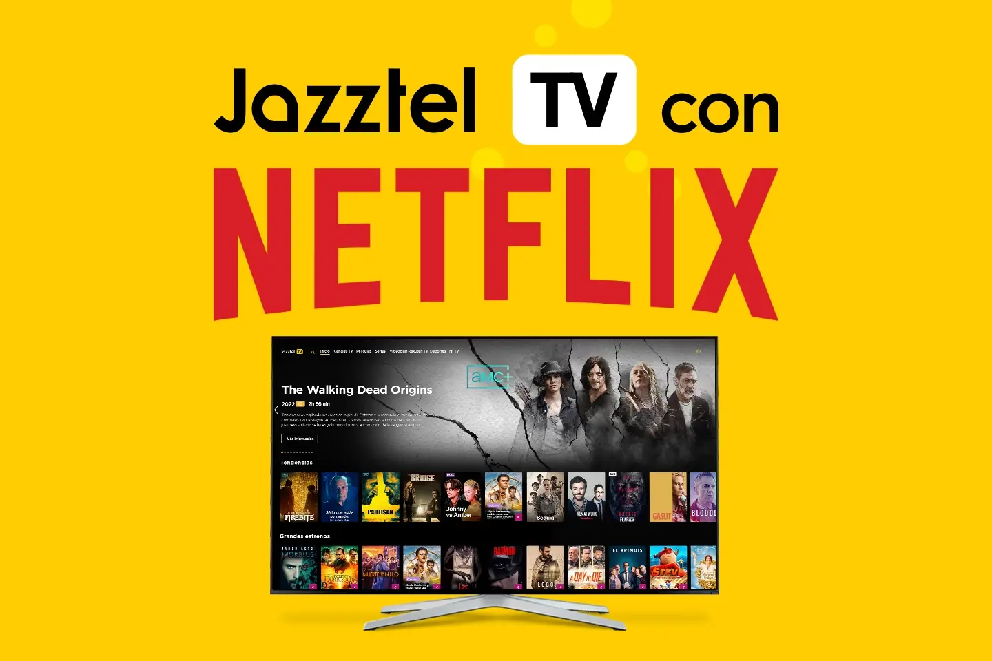 Jazztel TV con Netflix