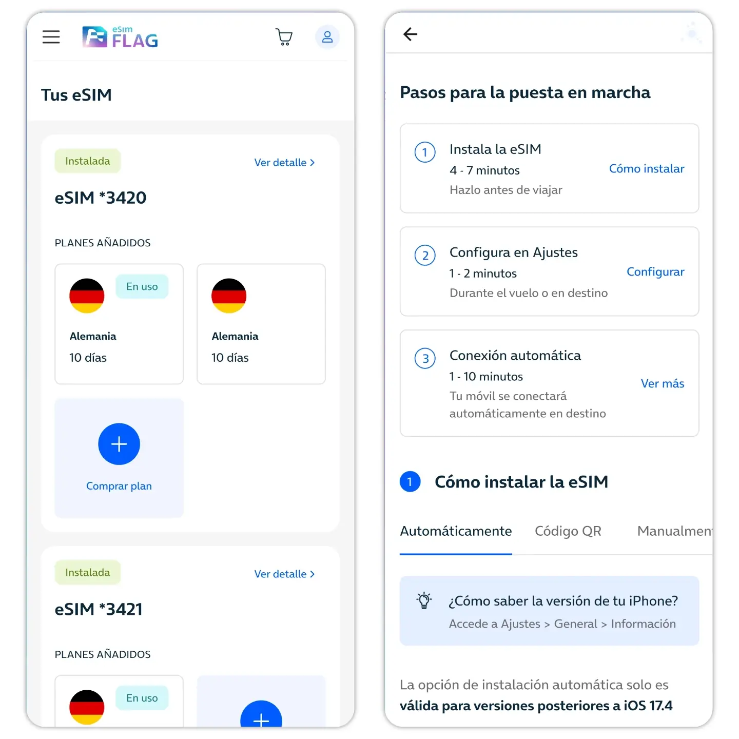 App eSIM Flag