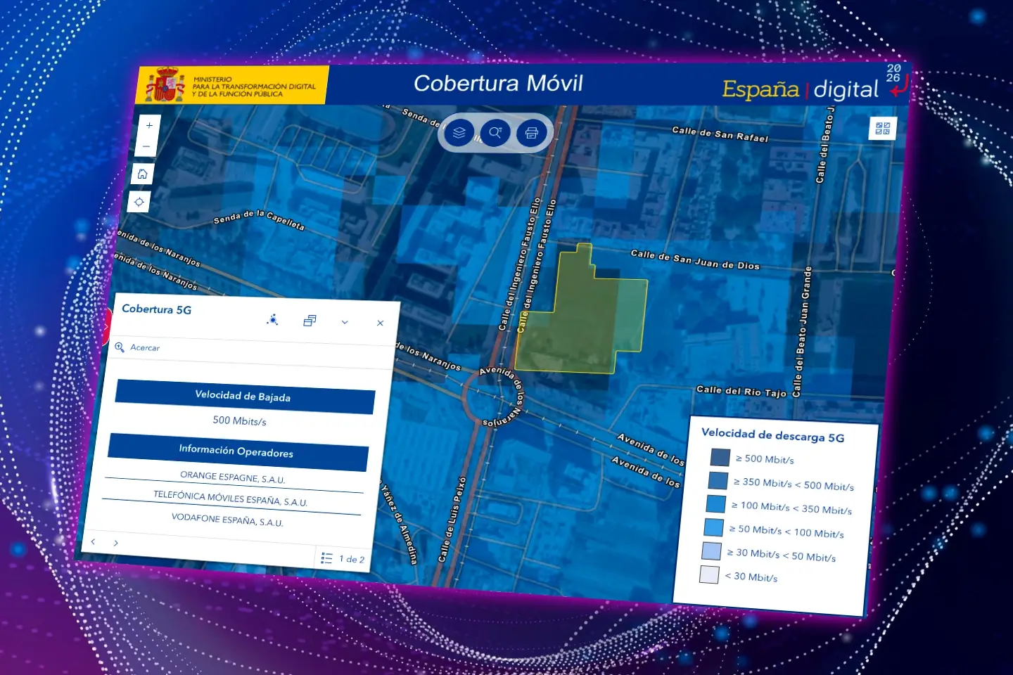 Mapas cobertura Ministerio
