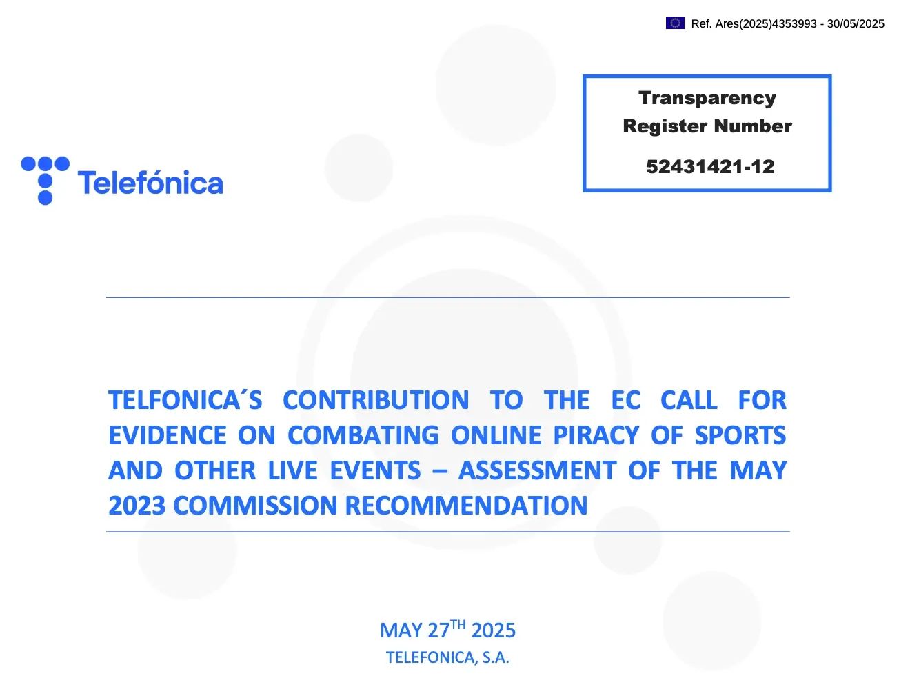Contribución de Telefónica