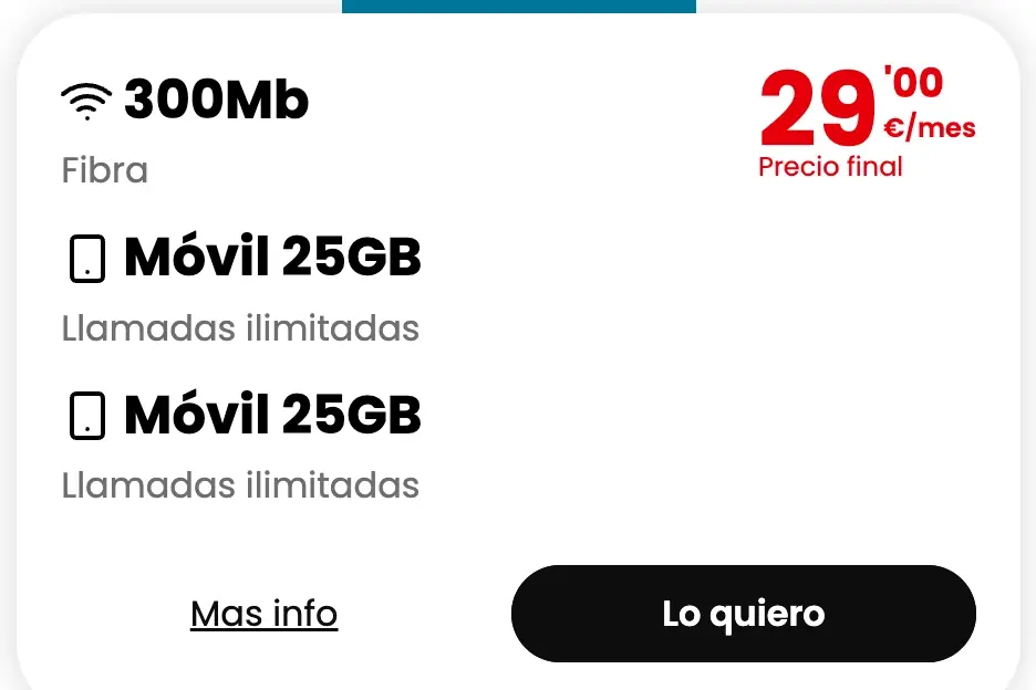 Lowi 300Mb + 2 x 25 GB