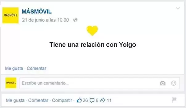 Facebook de MásMóvil