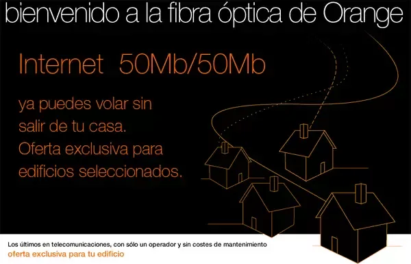 Fibra óptica Orange