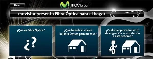 Movistar Chile fibra óptica hogar