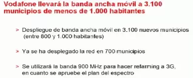 Internet móvil de Vodafone en los pueblos