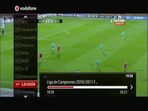 Vodafone Internet TV con Gol TV