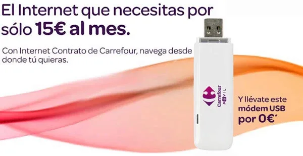 Internet móvil de Carrefour