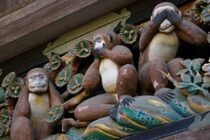Los tres monos sabios de Hidari Jingorō en Tokio