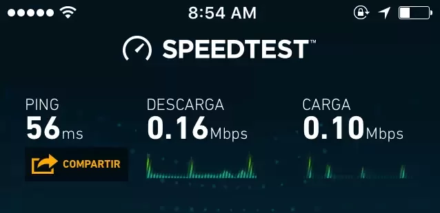 El repetidor wifi baja velocidad sale