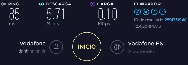 Test de velocidad