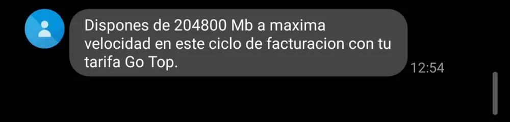 SMS consumo ilimitadas Orange