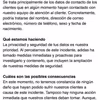 Filtración de datos Adidas