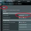 La configuración IPv6 de un router Asus conectado al router…