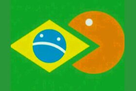 Reprodução twitter halanda brasil pacman